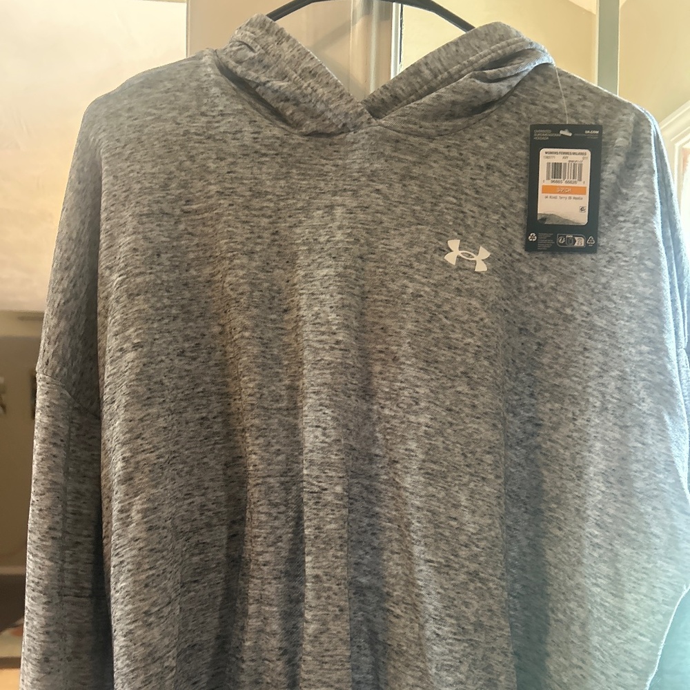 Under armour women’s crop hoodie.